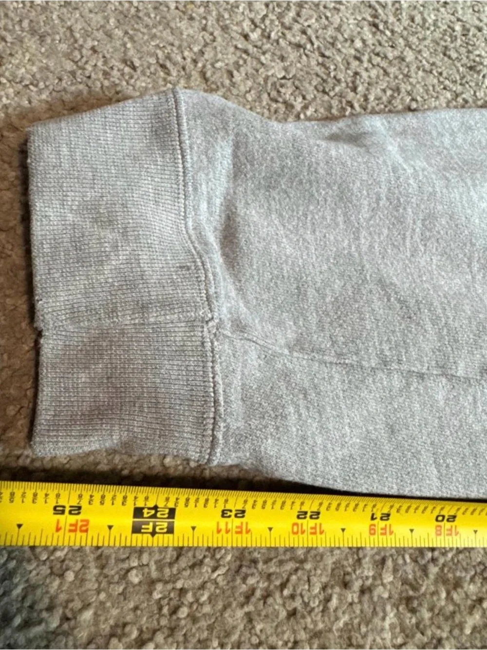 Champion Reverse Weave Light Gray Men's Jogger Sweatpants